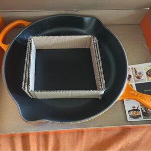 Le Creuset Volcanic Flame Skillet New 11.75 inch